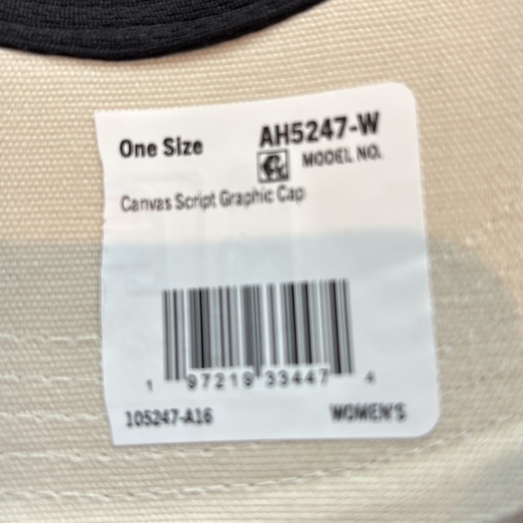 Carhartt Force Sweatband,canvas embroidered script graphic, buckle back cap OSFM - Picture 8 of 10